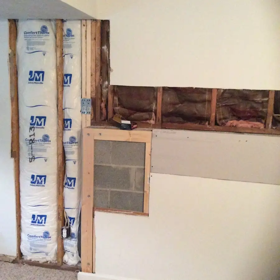 Wall insulation replacement during Structural Drying in Oakland Park